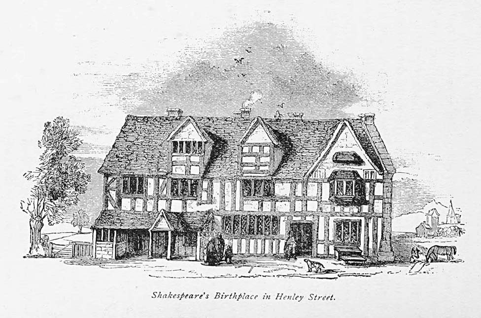 Shakespeare's Birthplace in Henley Street.