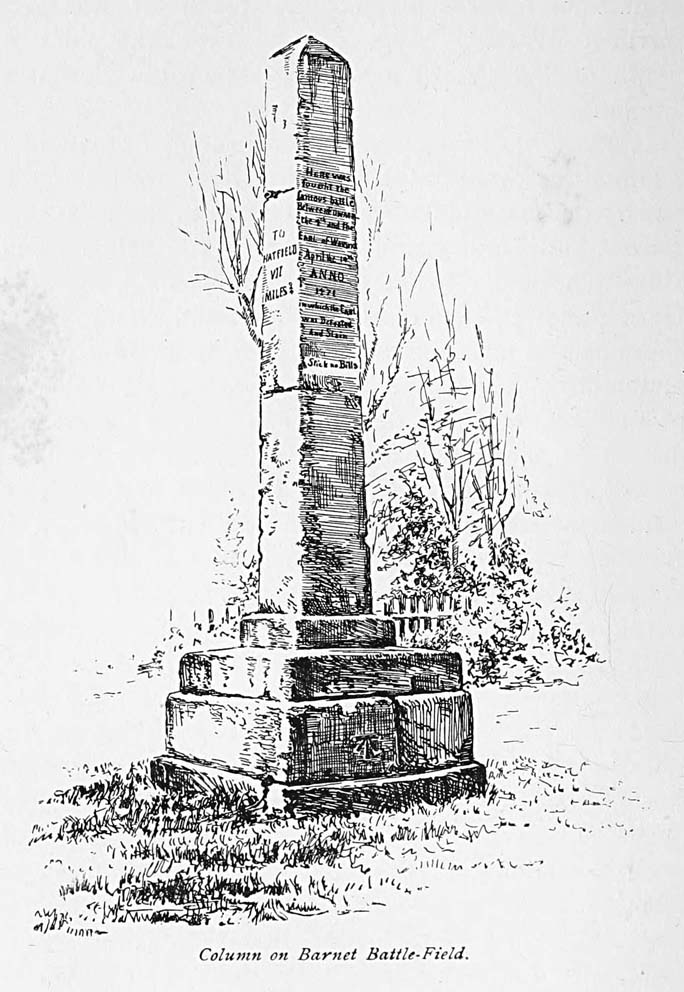 Column on Barnet Battle-Field.