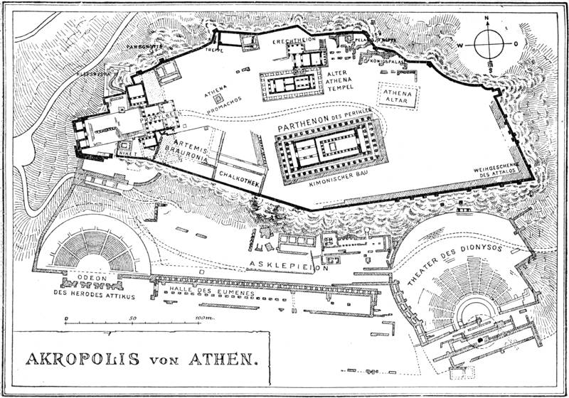 Akropolis von Athen.