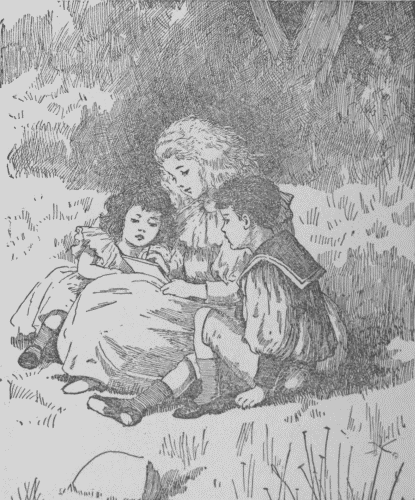 Three Children Reading
