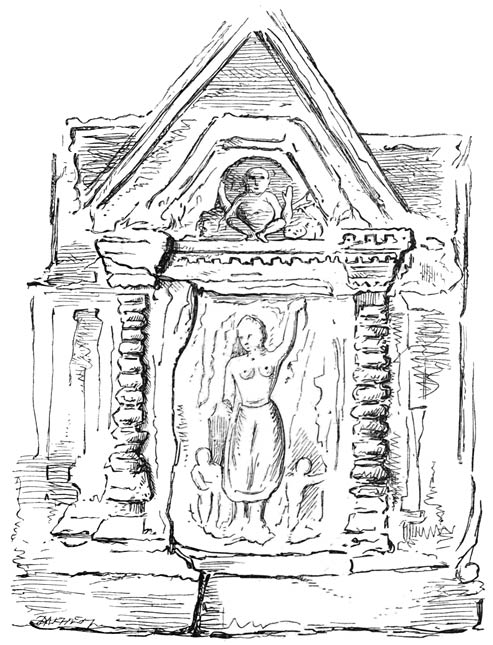 Cashmerian Temple Sculpture.