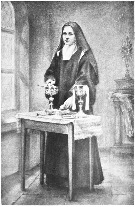 SŒUR THRSE DE L'ENFANT-JSUS

prparant les vases sacrs lorsqu'elle tait sacristine.

(D'aprs une photographie de juin 1890.)