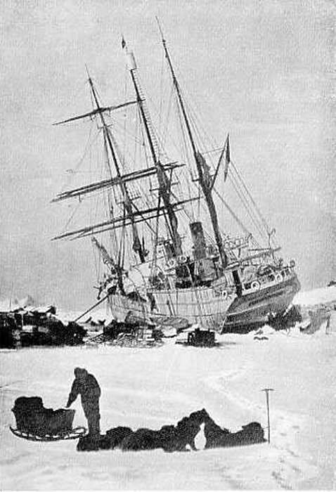 THE STELLA POLARE NIPPED IN THE ICE