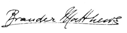 signature of the author