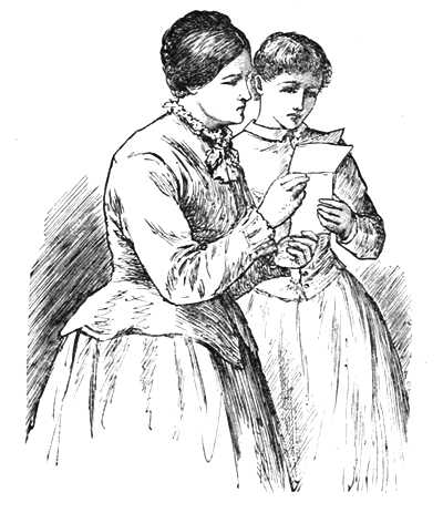 Jo and her mother were reading the note