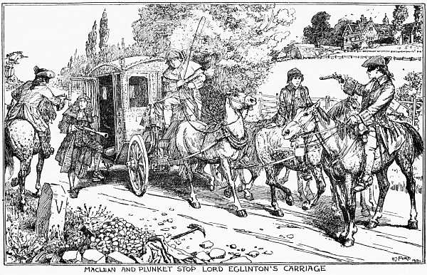 MACLEAN AND PLUNKET STOP LORD EGLINTON'S CARRIAGE