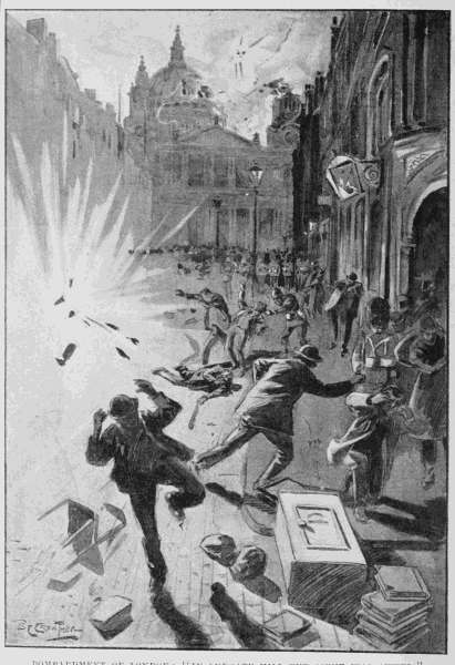 BOMBARDMENT OF LONDON: "IN LUDGATE HILL THE SCENE WAS AWFUL."