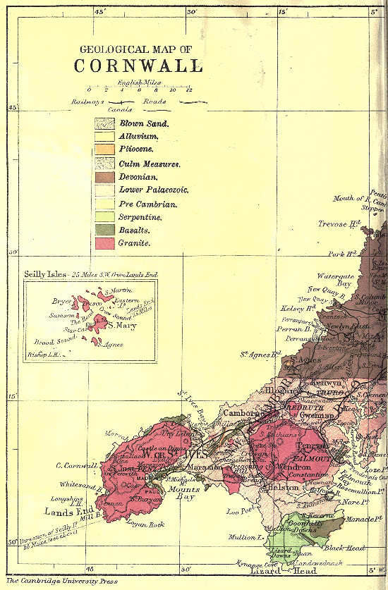 Geological map - west
