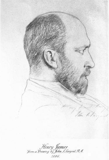 Henry James
From a Drawing by John S. Sargent R. A. 1886.