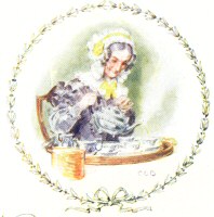 Picture of lady pouring tea