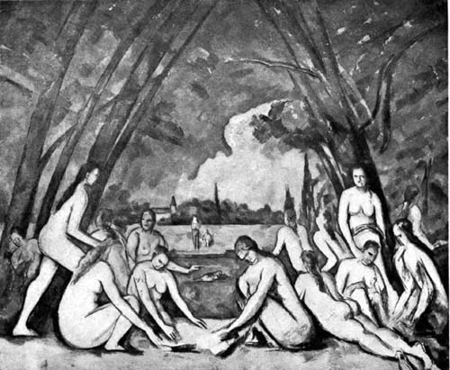 BAIGNEUSES  BY CEZANNE