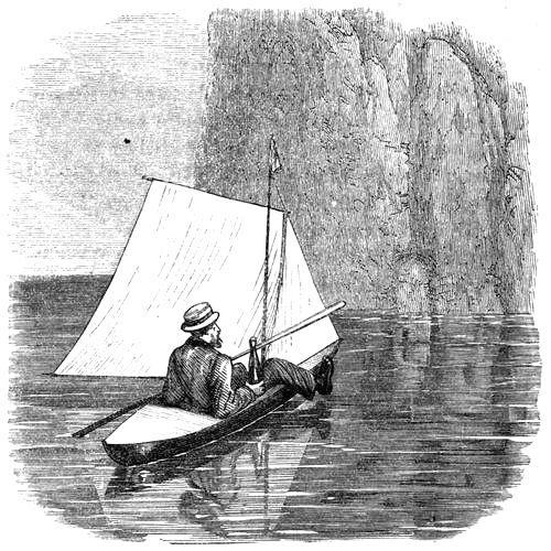 "Sailing on Lake Zug."