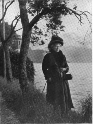 MRS. WARD BESIDE THE LAKE OF LUCERNE. 1912
FROM A PHOTOGRAPH BY MISS DOROTHY WARD