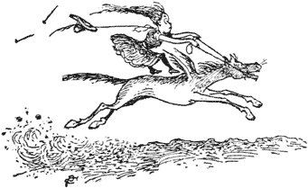 Fairy on horse