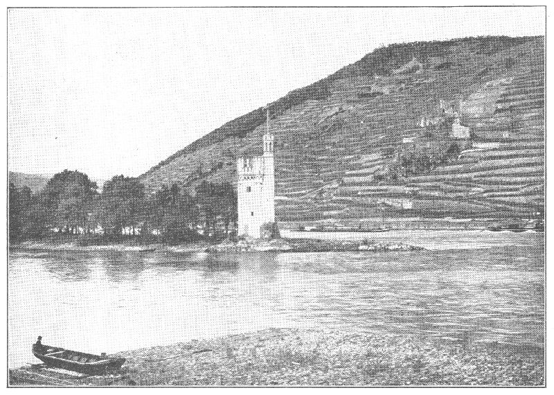 THE MOUSE TOWER OF BINGEN ON THE RHINE