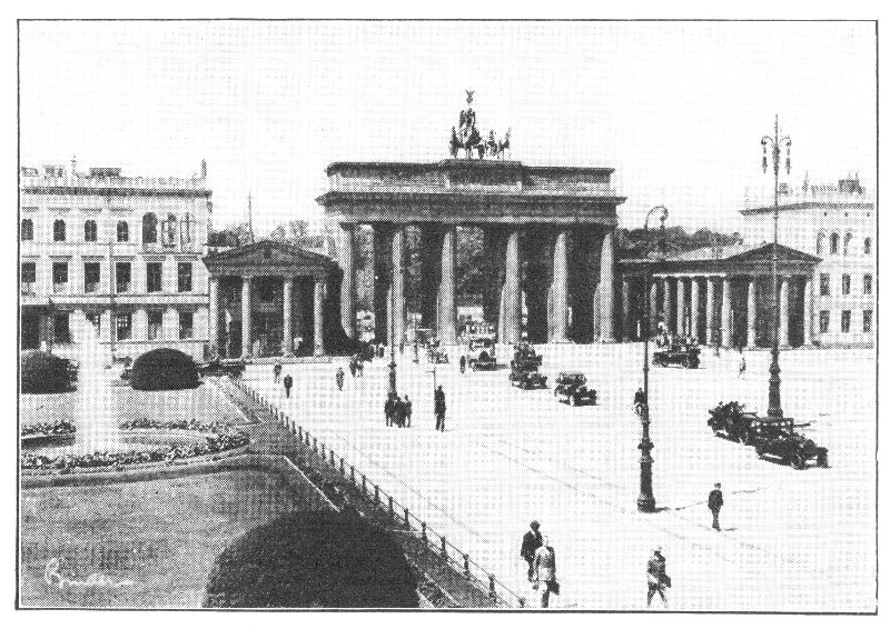 THE BRANDENBURG GATE IN BERLIN