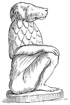 Fig. 9.—Canine Lar (Herculaneum).