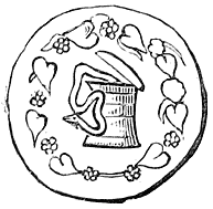 Fig. 24.—Serpent and Ark (from a Greek coin).