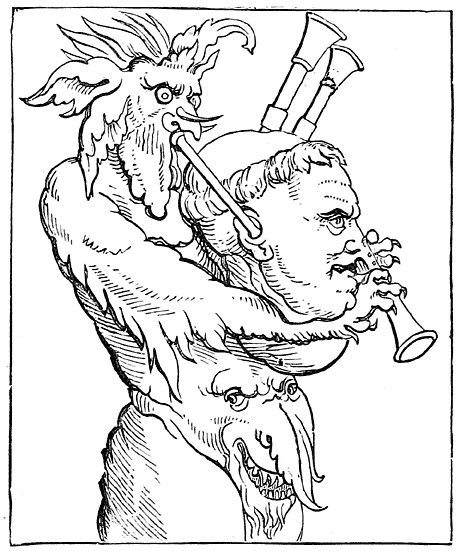 Fig. 14.—Luther’s Devil as seen by Catholics.