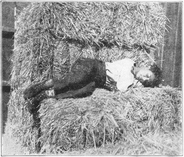 PHILIPPE SLEPT IN THE HAY