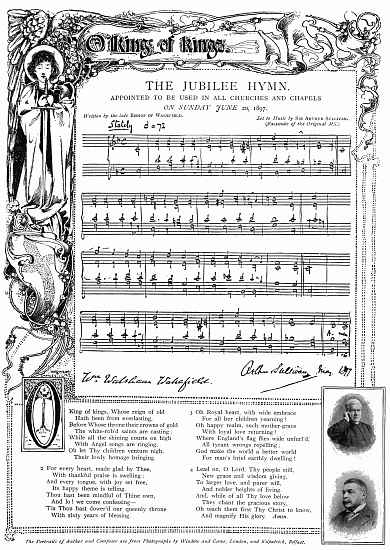 The Jubilee Hymn: music and verse