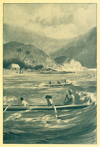 boats in the surf
