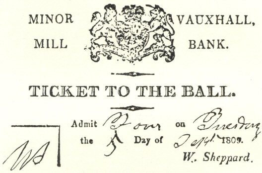 Admission Ticket, New Ranelagh, Pimlico, 1809