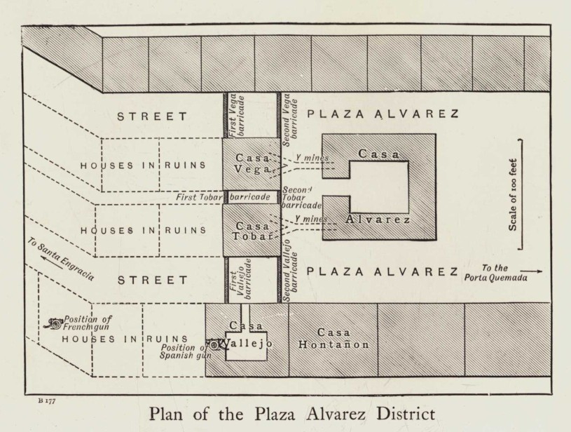 Plan of the Plaza Alvarez District
