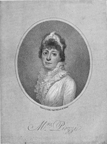 Mrs. Piozzi Engraved by Ridley from a miniature