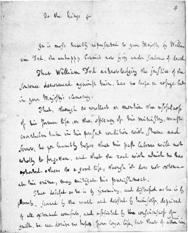 FACSIMILE OF THE FIRST PAGE OF DR. JOHNSON’S PETITION TO
THE KING ON BEHALF OF DR. DODD