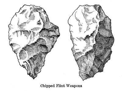Chipped Flint Weapons
