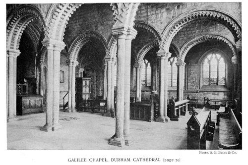 GALILEE CHAPEL, DURHAM CATHEDRAL