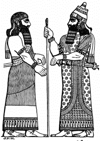 An Assyrian King & his Chief Minister
