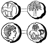 Carthaginian coins.