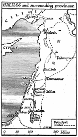 GALILEE and surrounding provinces.