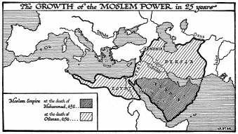 The GROWTH of the MOSLEM POWER in 25 years