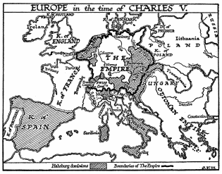 EUROPE in the time of CHARLES V.