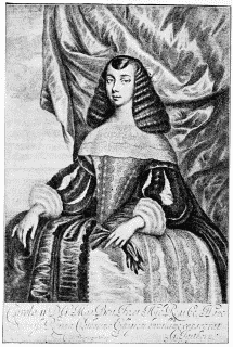 CATHERINE OF BRAGANZA.

(From an Engraving by Faithorne.)