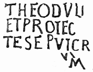 Inscription in Catacomb