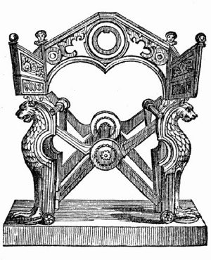 Ancient Chair of Dagobert
