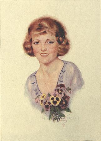 young woman's colour portrait