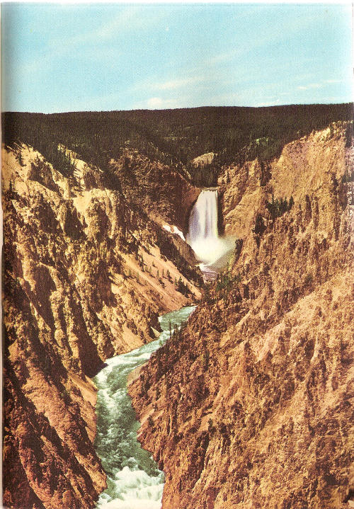Lower Falls and Yellowstone Canyon