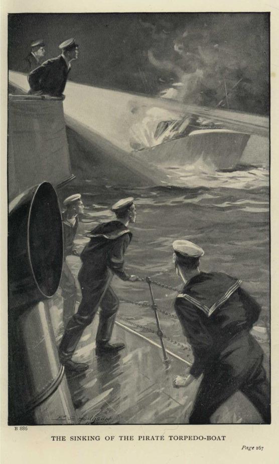 THE SINKING OF THE PIRATE TORPEDO-BOAT.