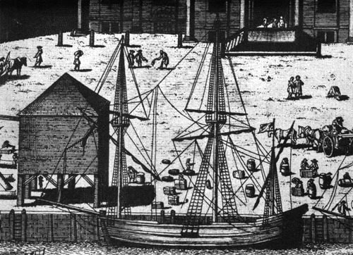 Galley-built Vessel, Ship-rigged, 1714