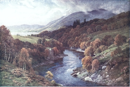 RIVER AWE FLOWING TO LOCH ETIVE, ARGYLLSHIRE
