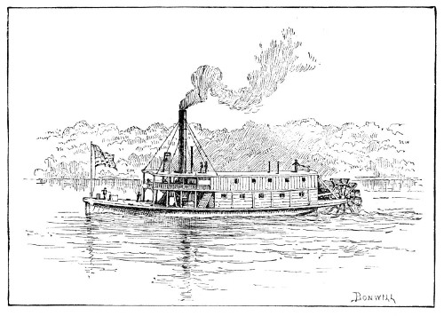 the first steamboat in the west
