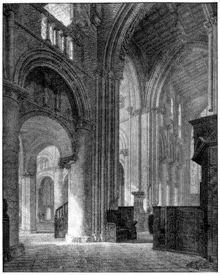 THE INTERIOR BEFORE THE RESTORATIONS.