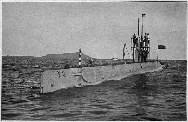 photograph of submarine in water