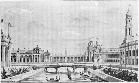 Image not available: PERSPECTIVE VIEW LOOKING SOUTH, SHOWING END OF WORLD’S
COLUMBIAN EXPOSITION.