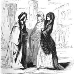Leonora, Marcella and the old woman